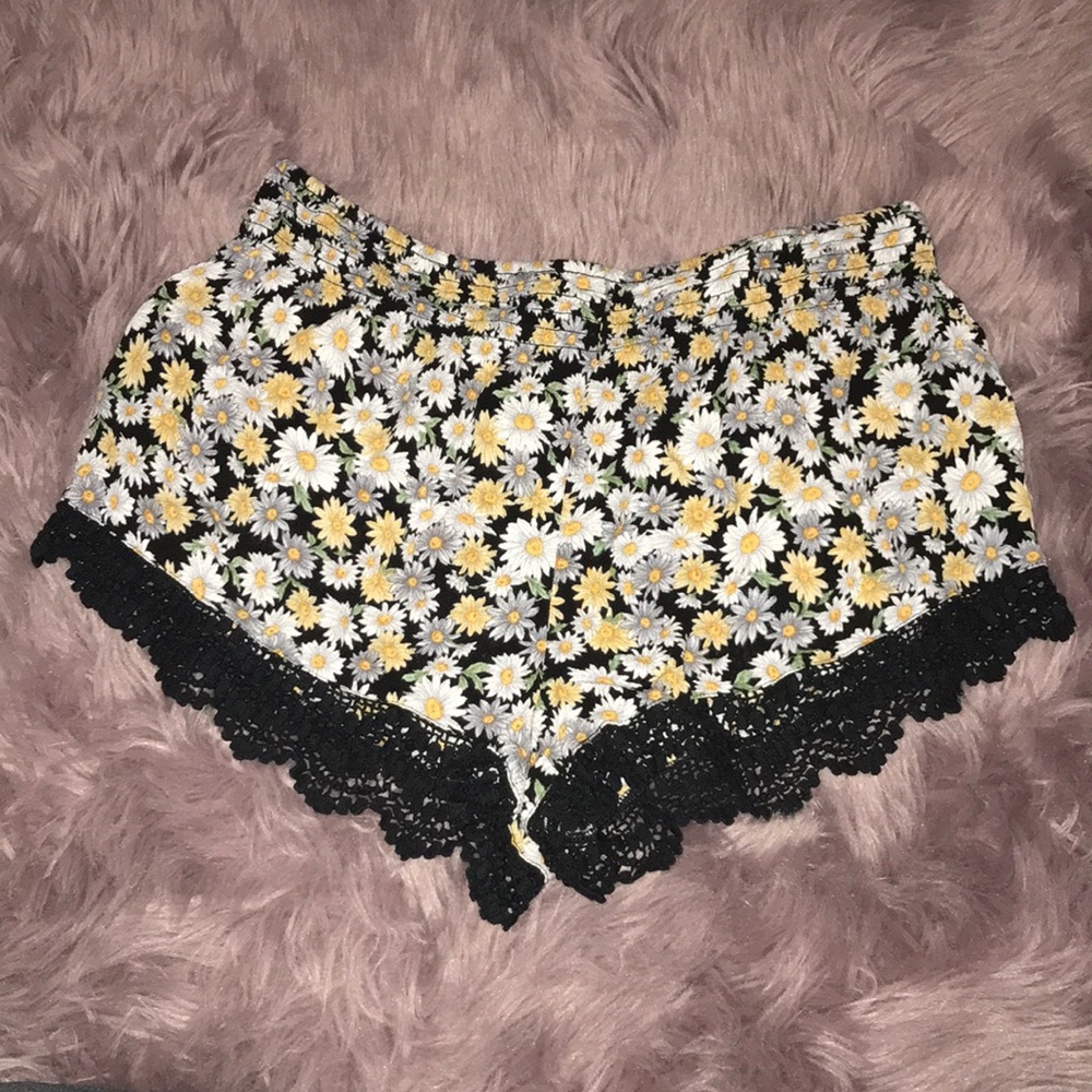 Floral print shorts